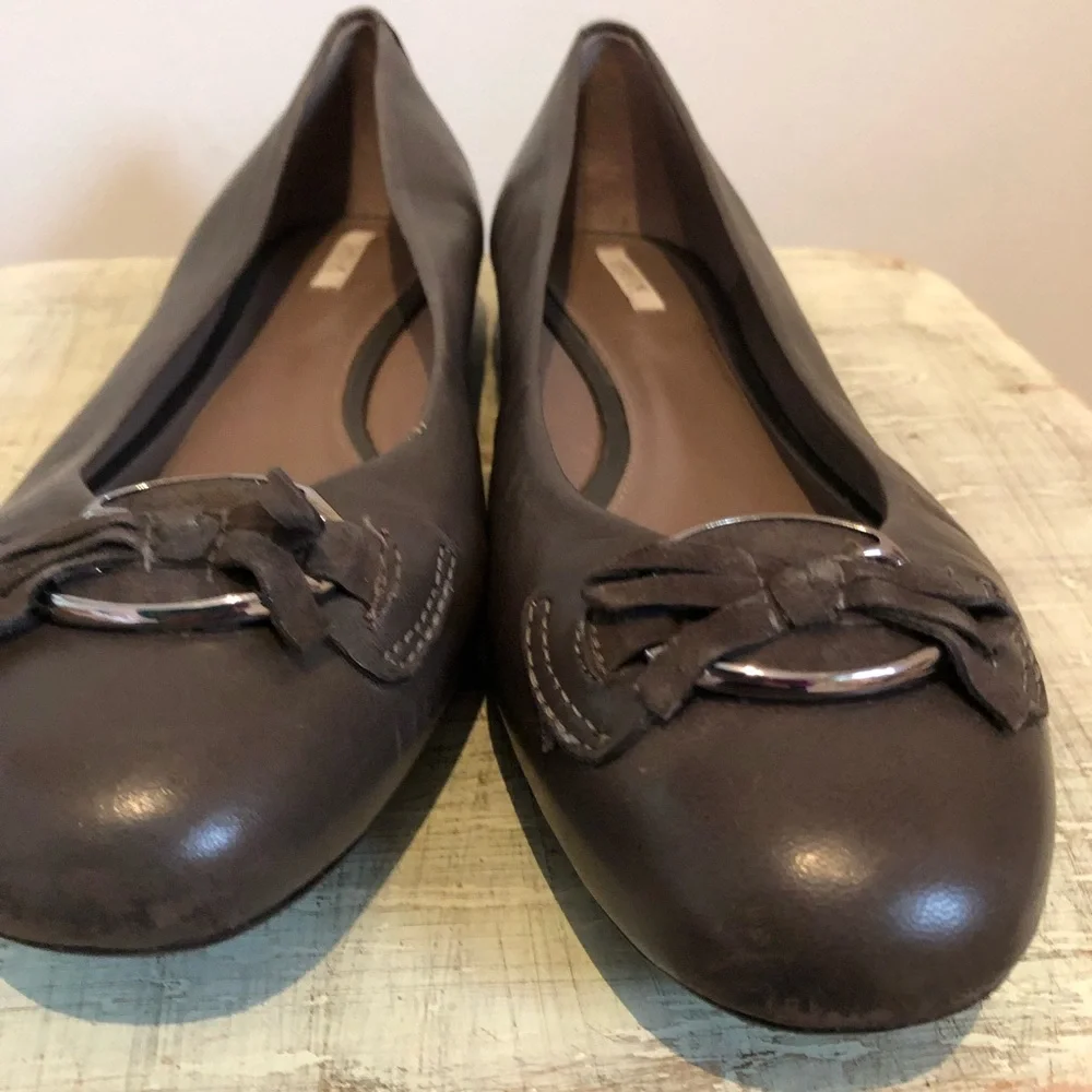 Geoxx women’s leather flat shoes - Picture 3 of 4